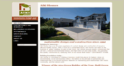 Desktop Screenshot of aikihomes.com
